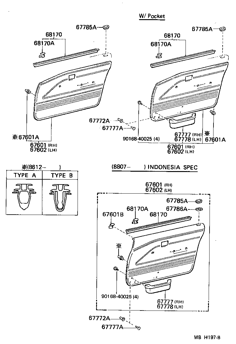 67002-10360 PANEL SUB-ASSY, FRONT DOOR, LH product image