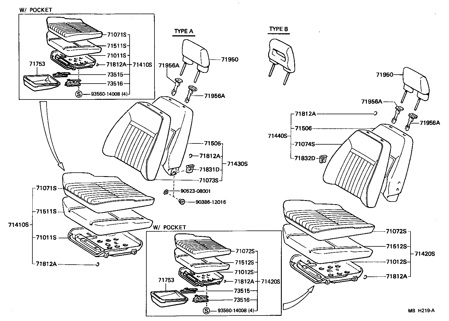 71012-10040 FRAME SUB-ASSY, FRONT SEAT CUSHION, LH product image