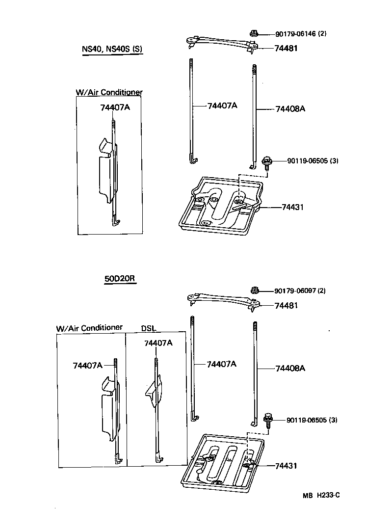74404-10110 CLAMP, BATTERY HOLD DOWN product image