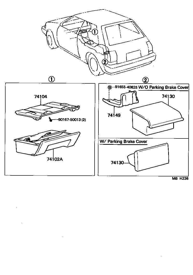 74104-10060 RETAINER SUB-ASSY, ASH RECEPTACLE, NO.1 product image