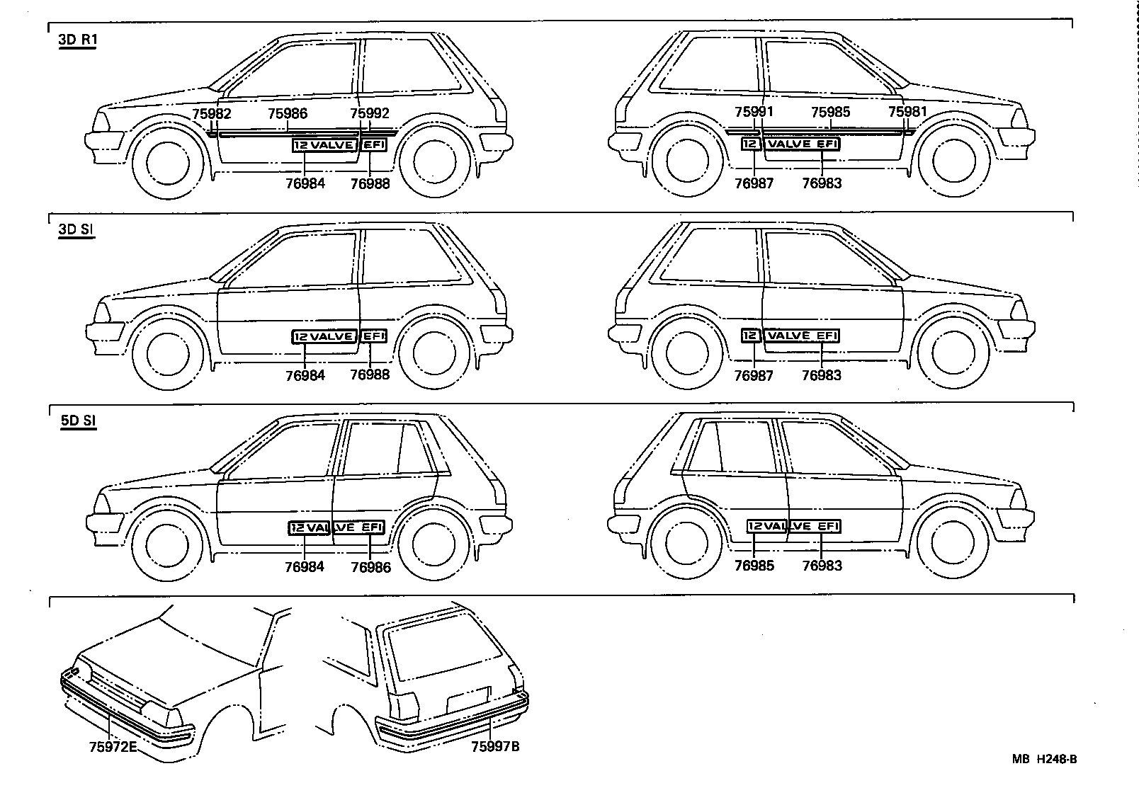 75946-10020 STRIPE, REAR BODY BACK, RH product image