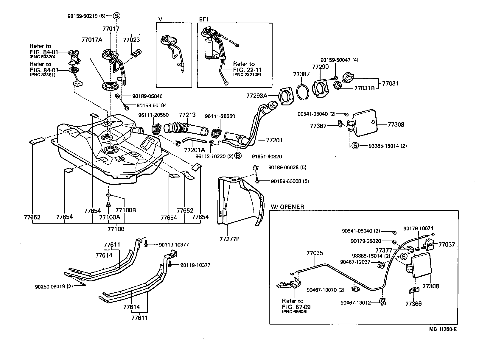 77205-10100 TUBE, FUEL MAIN, NO.1 product image