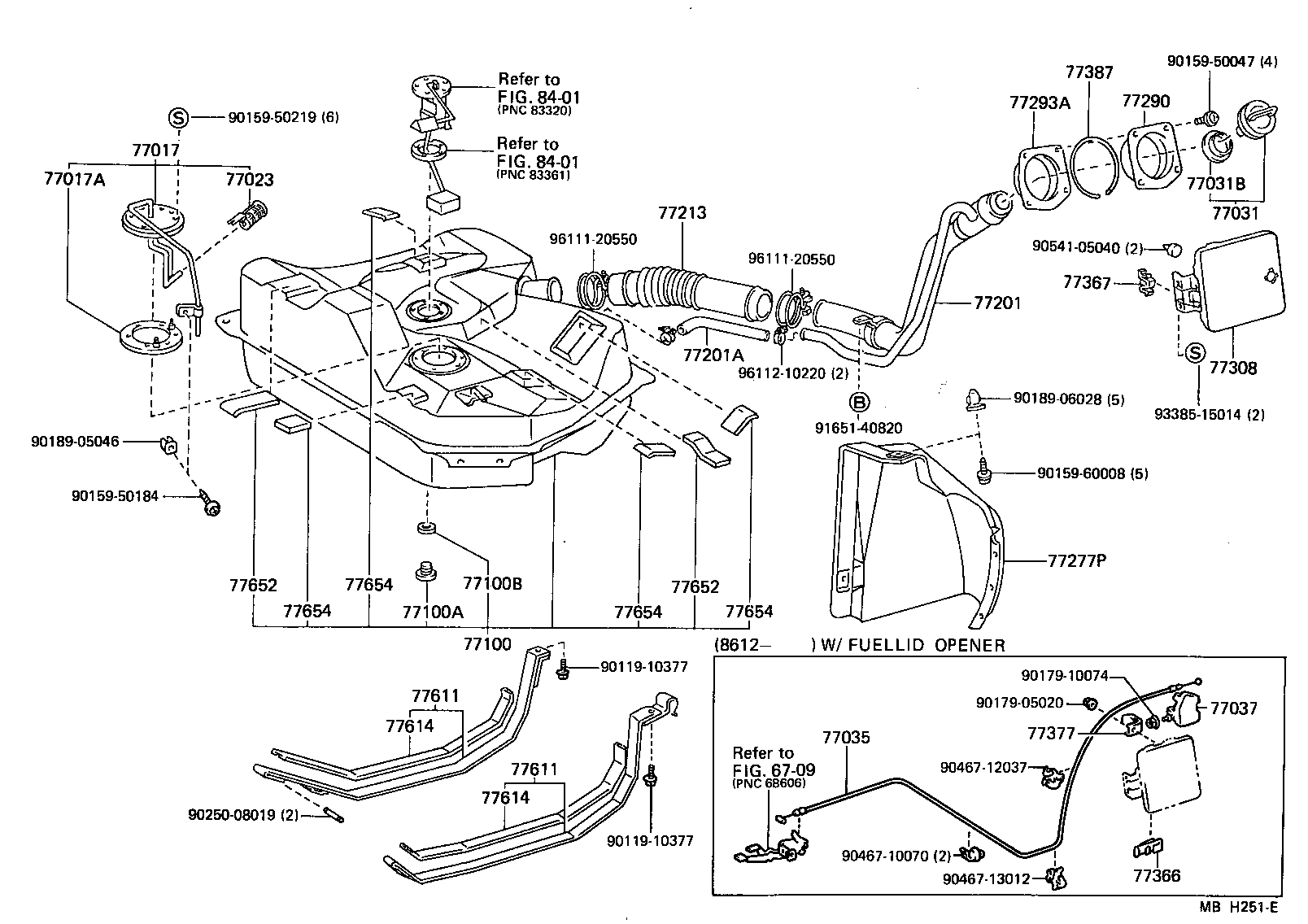 77249-10020 HOSE, FUEL, NO.1 (FOR EMISSION TUBE, NO.1) product image