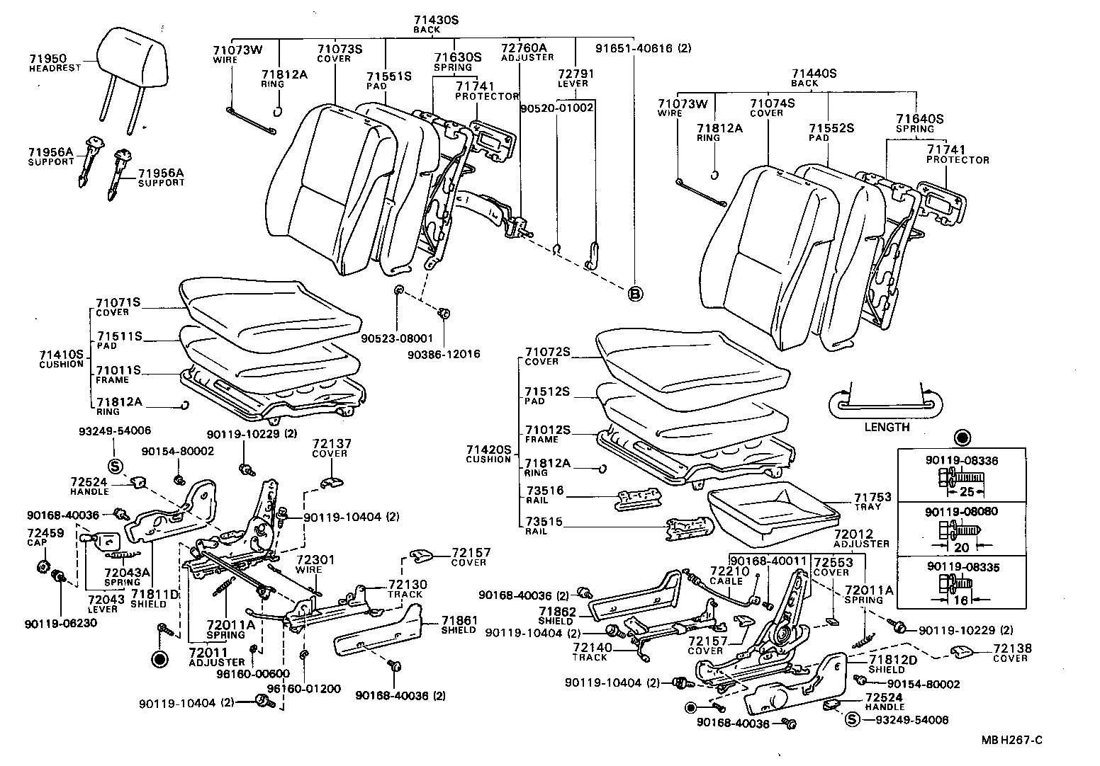 71410-1H300-06 CUSHION ASSY, FRONT SEAT, RH(FOR SEPARATE TYPE) product image