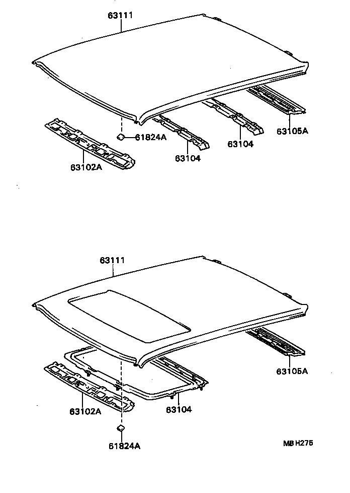 64801-12380 GLASS, BACK WINDOW product image