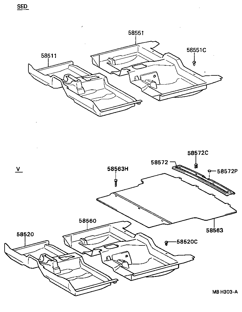 58513-22090 MAT, FLOOR, FRONT CENTER product image