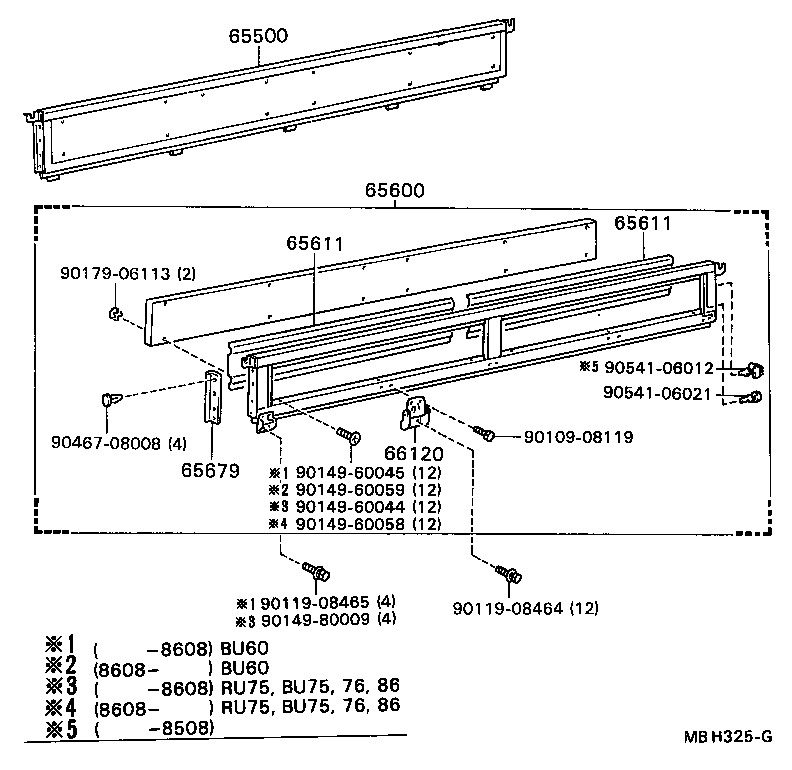 65313-92707 PANEL, FLOOR FRONT CORNER, RH product image