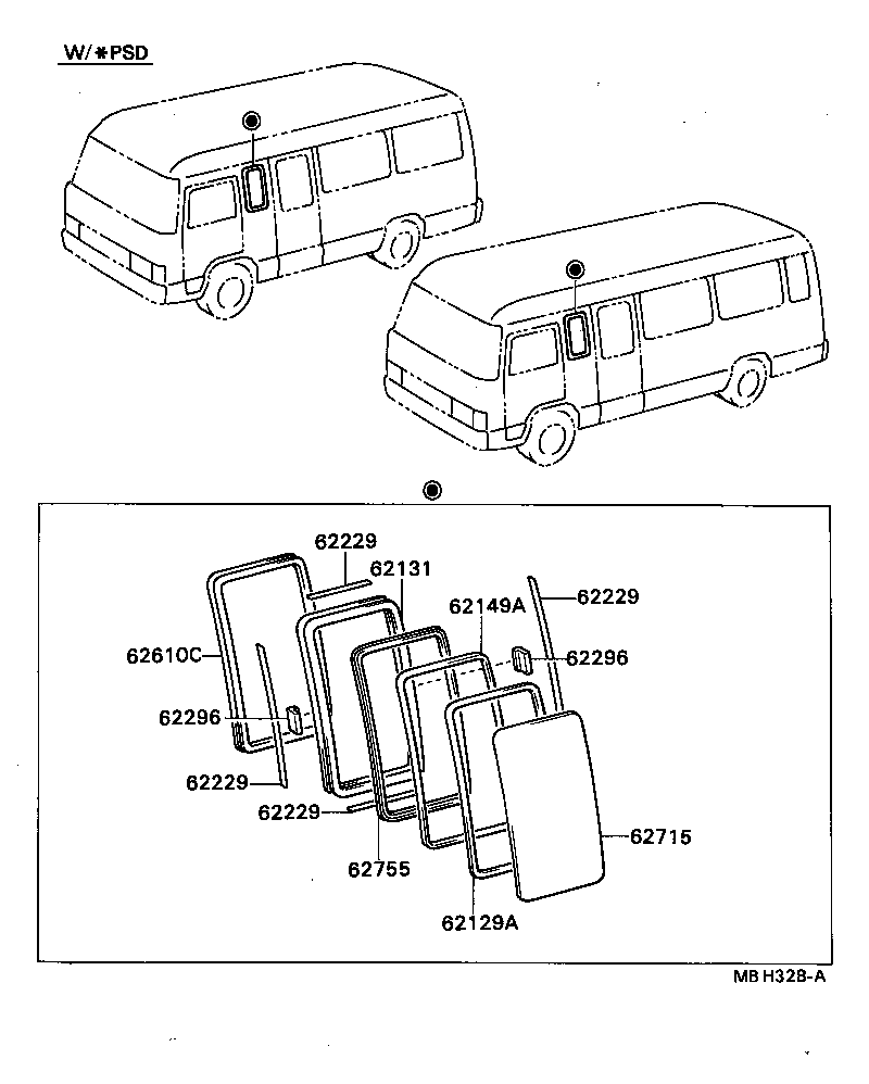 62370-90B00 LOCK ASSY, SIDE WINDOW product image