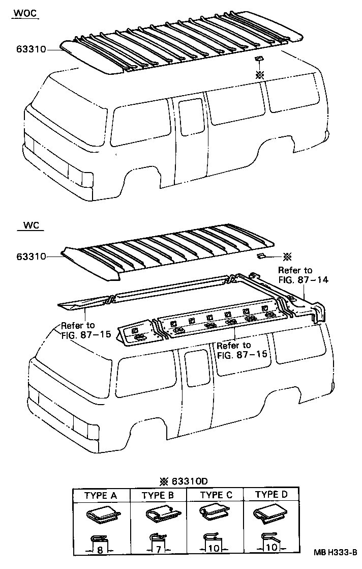 63344-90B01 PAD, ROOF SILENCER, NO.4 product image