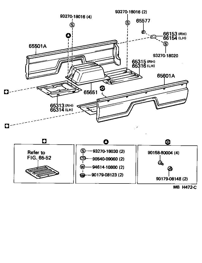 65601-90K02 PANEL SUB-ASSY, REAR BODY SIDE, LH product image