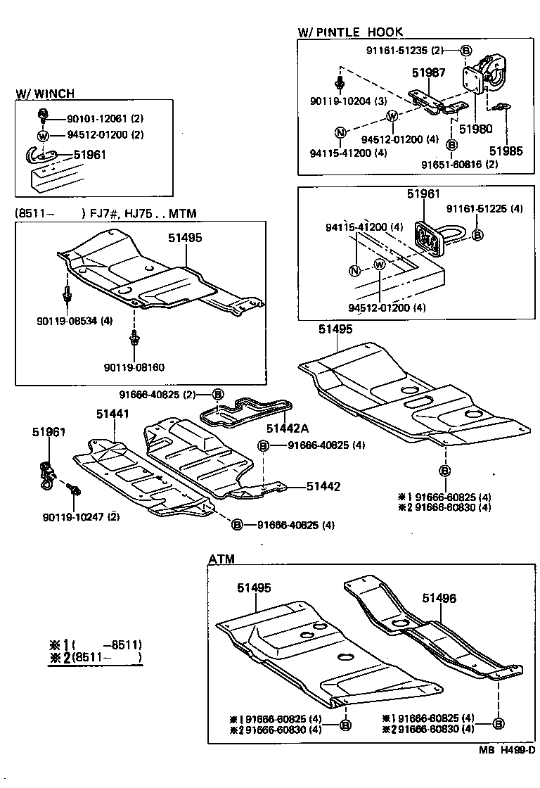 51443-60081 COVER, ENGINE UNDER, FRONT NO.3 product image