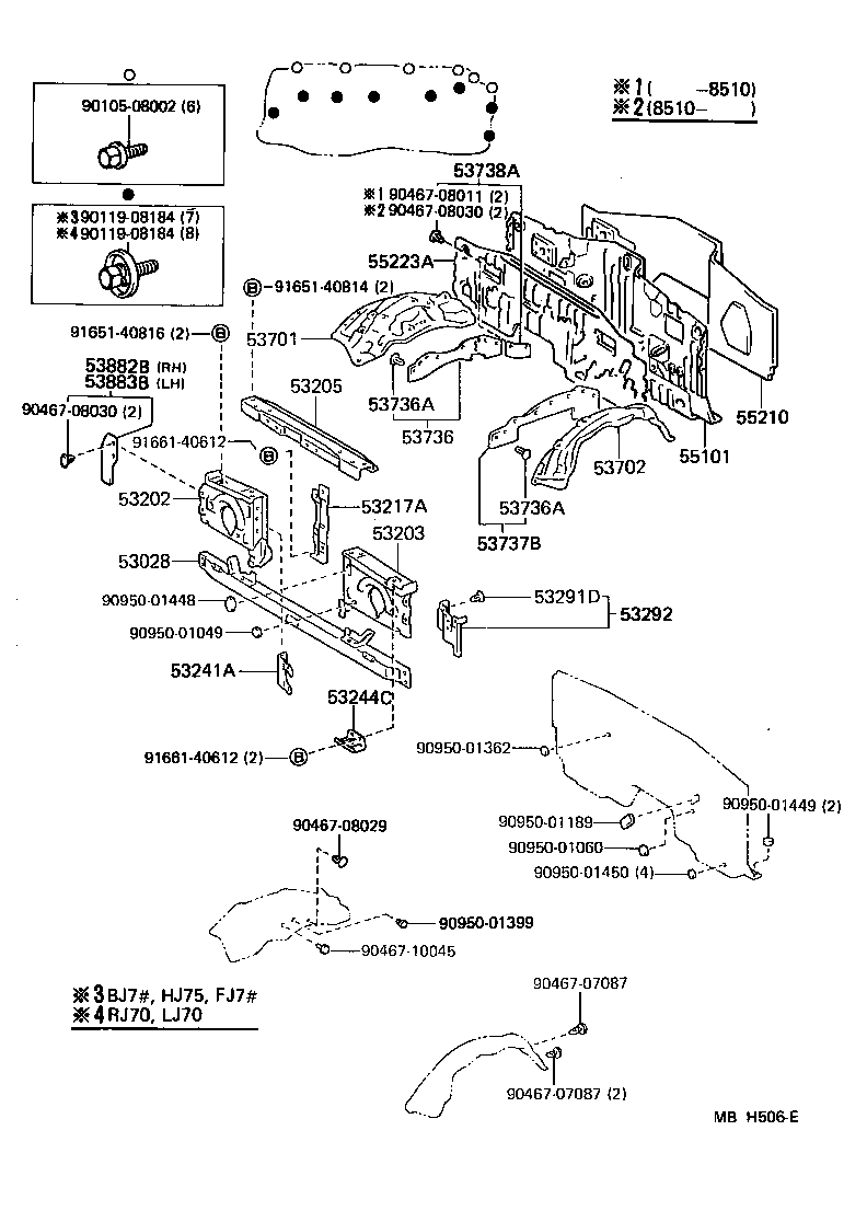 53701-90K44 APRON SUB-ASSY, FRONT FENDER, RH product image