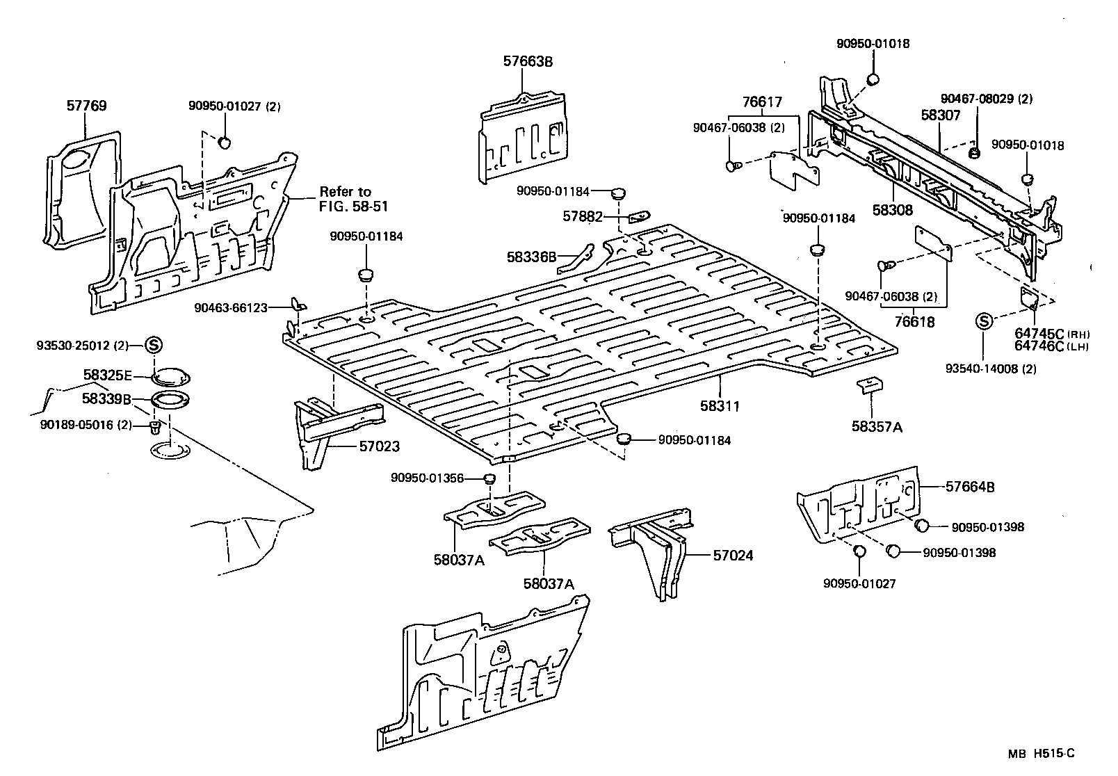58307-90K00 PANEL SUB-ASSY, BODY LOWER BACK product image