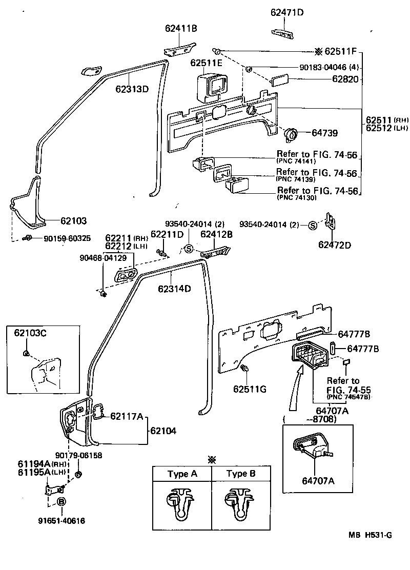 62520-90K02-03 BOARD, QUARTER INSIDE TRIM, LH product image