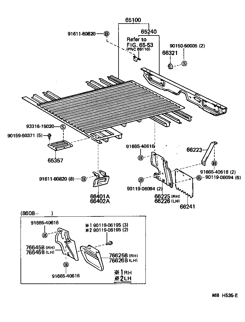 65100-90K09 FLOOR ASSY, REAR BODY product image
