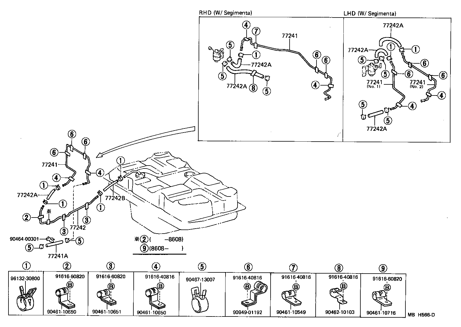 77263-60061 TUBE, FUEL EMISSION, NO.1 product image