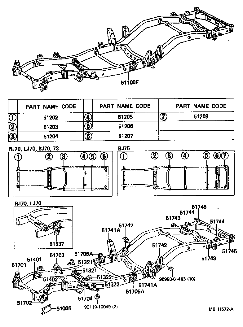 51401-60010 BRACKET SUB-ASSY, ENGINE FRONT MOUNTING, RH product image