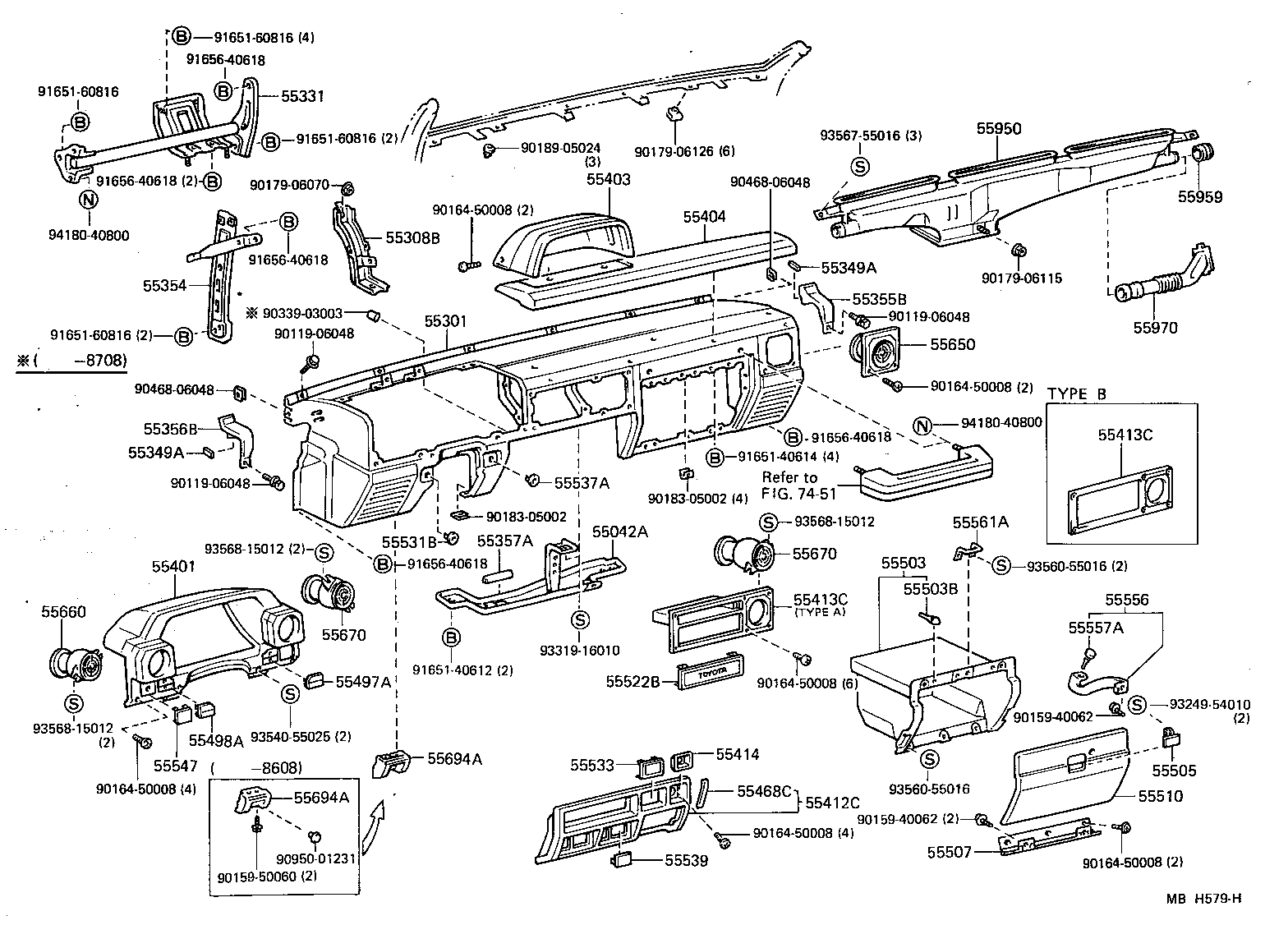 90541-03005 CUSHION, GLOVE COMPARTMENT DOOR CHECK product image