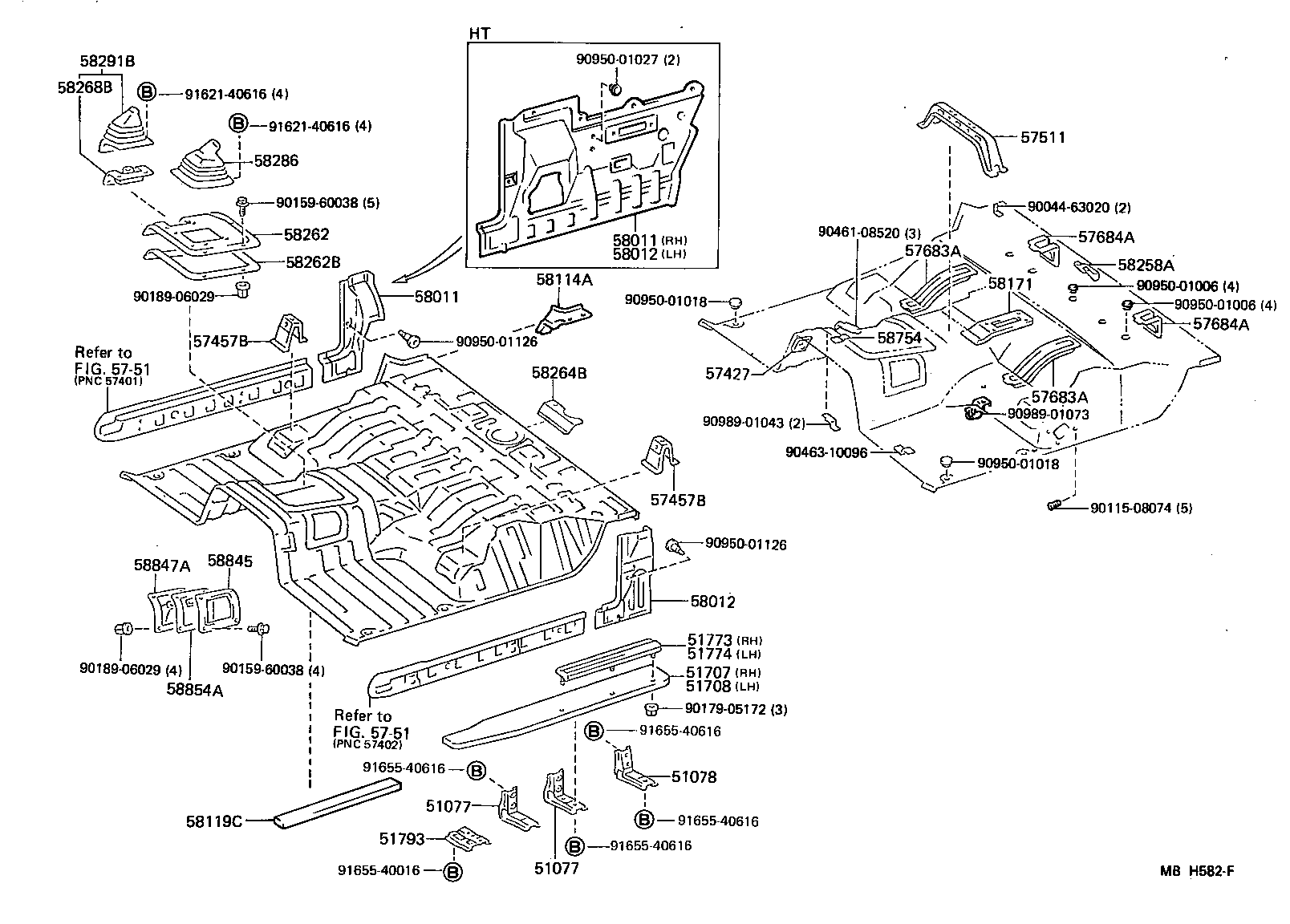 51078-90K00 BRACKET SUB-ASSY, SIDE STEP, NO.3 product image