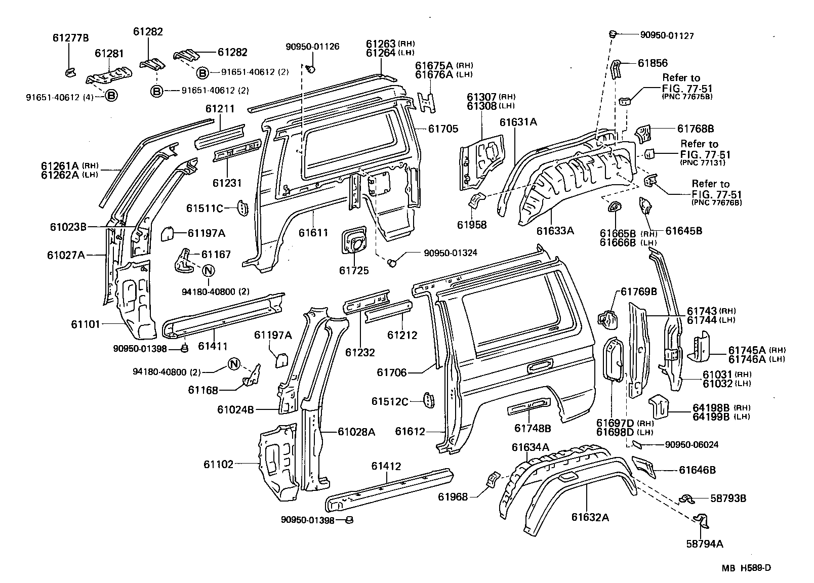 61388-90K00 PLATE, CENTER BODY PILLAR END, RH product image