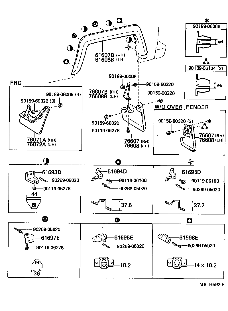 61388-90K00 PLATE, CENTER BODY PILLAR END, RH product image