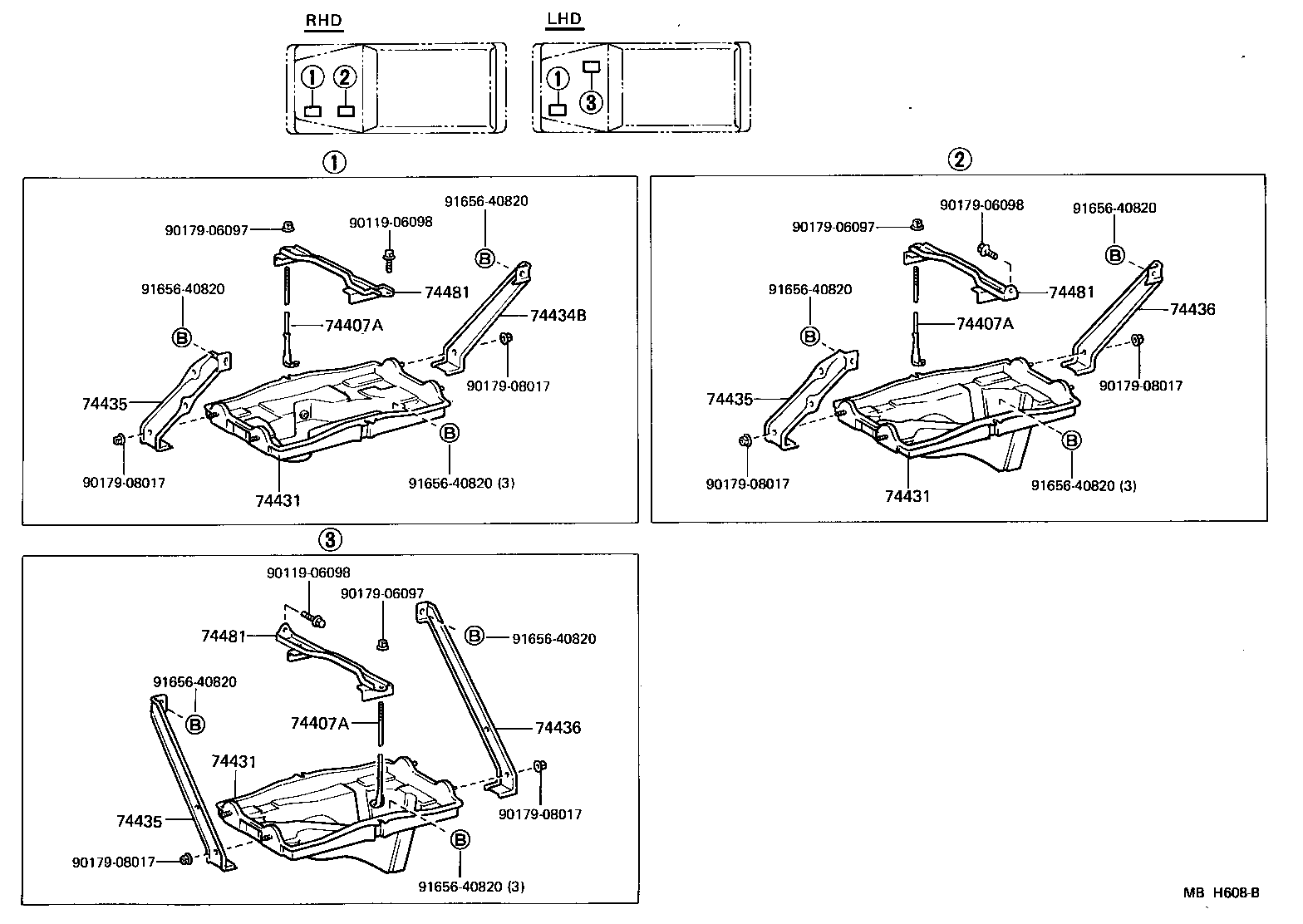 74451-30080 BOLT SUB-ASSY, BATTERY CLAMP product image