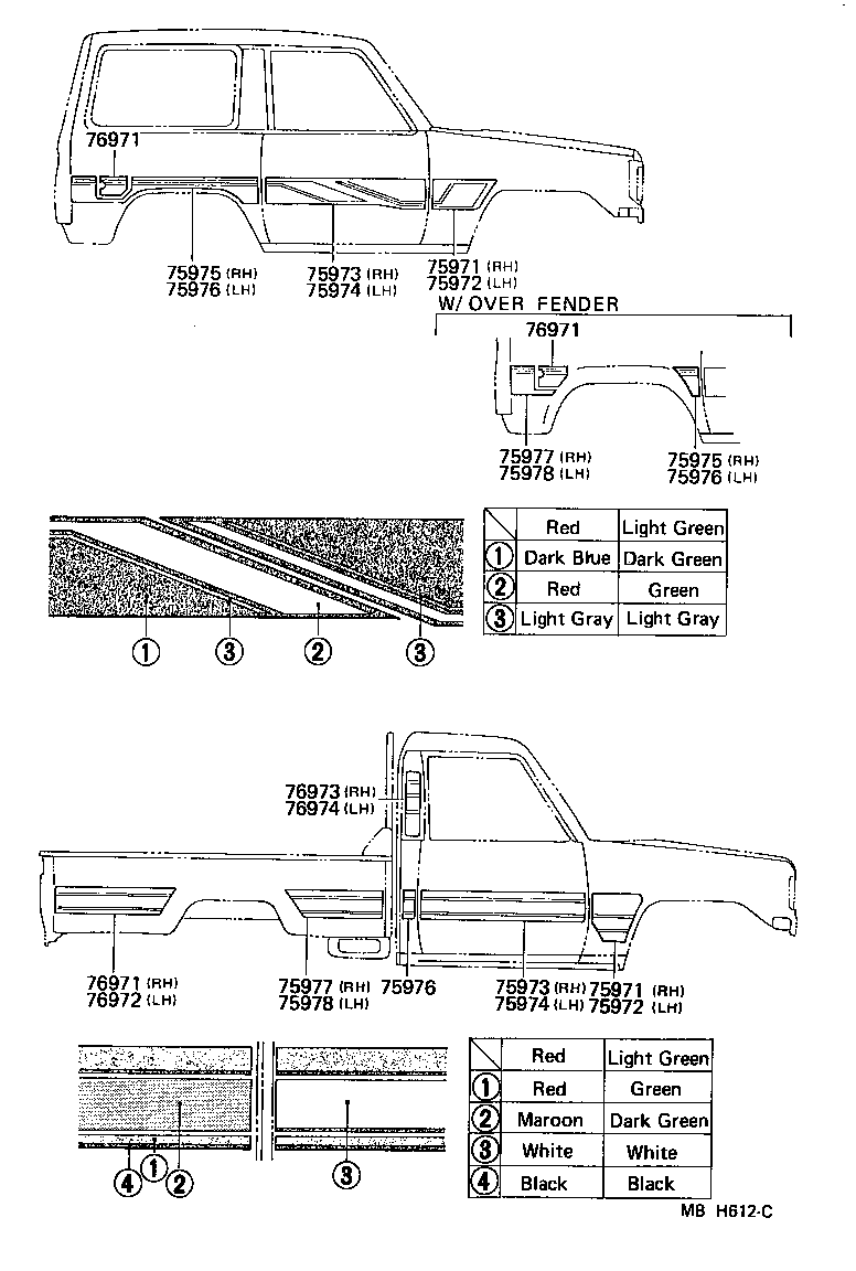 75985-90K02-07 STRIPE, SIDE, RH NO.2 product image