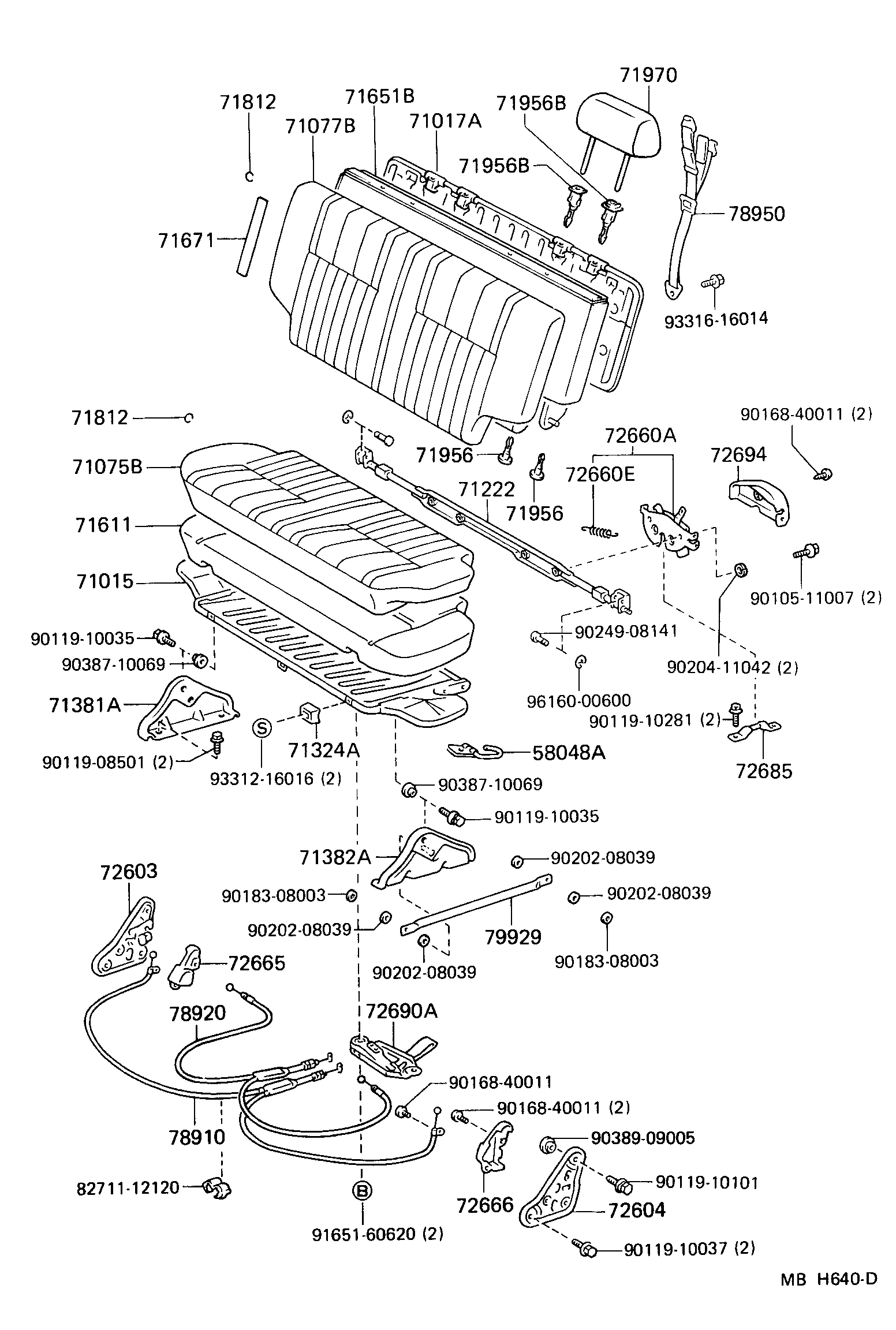 Thumbnail 2 for 71610-90K00