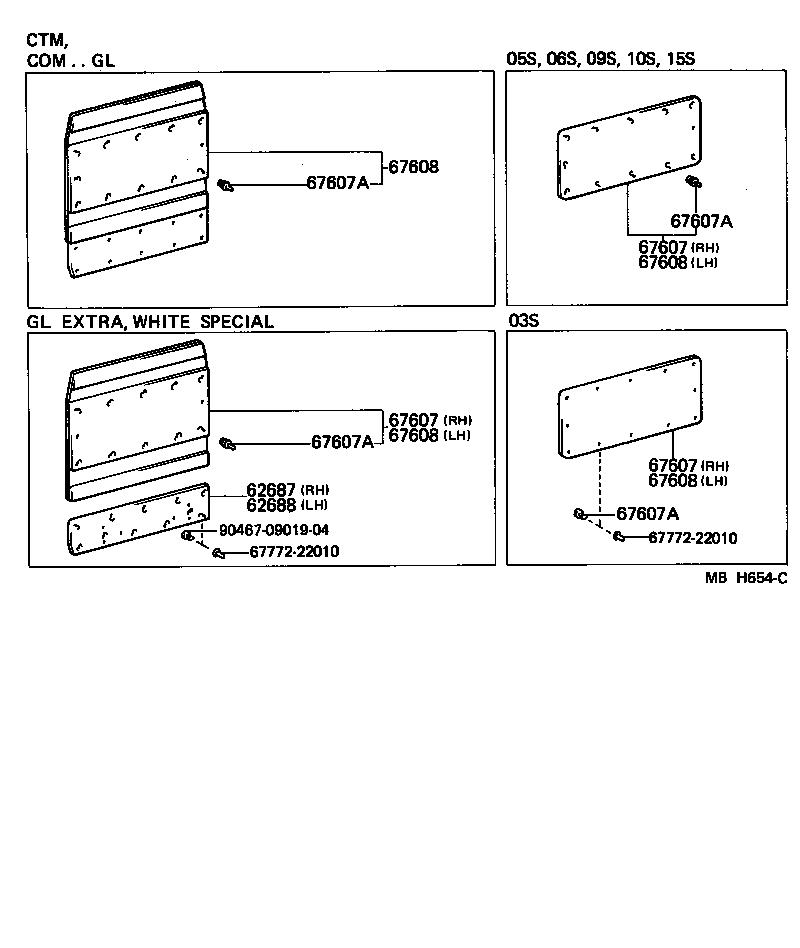 67004-95J27 PANEL SUB-ASSY, SLIDE DOOR, LH product image