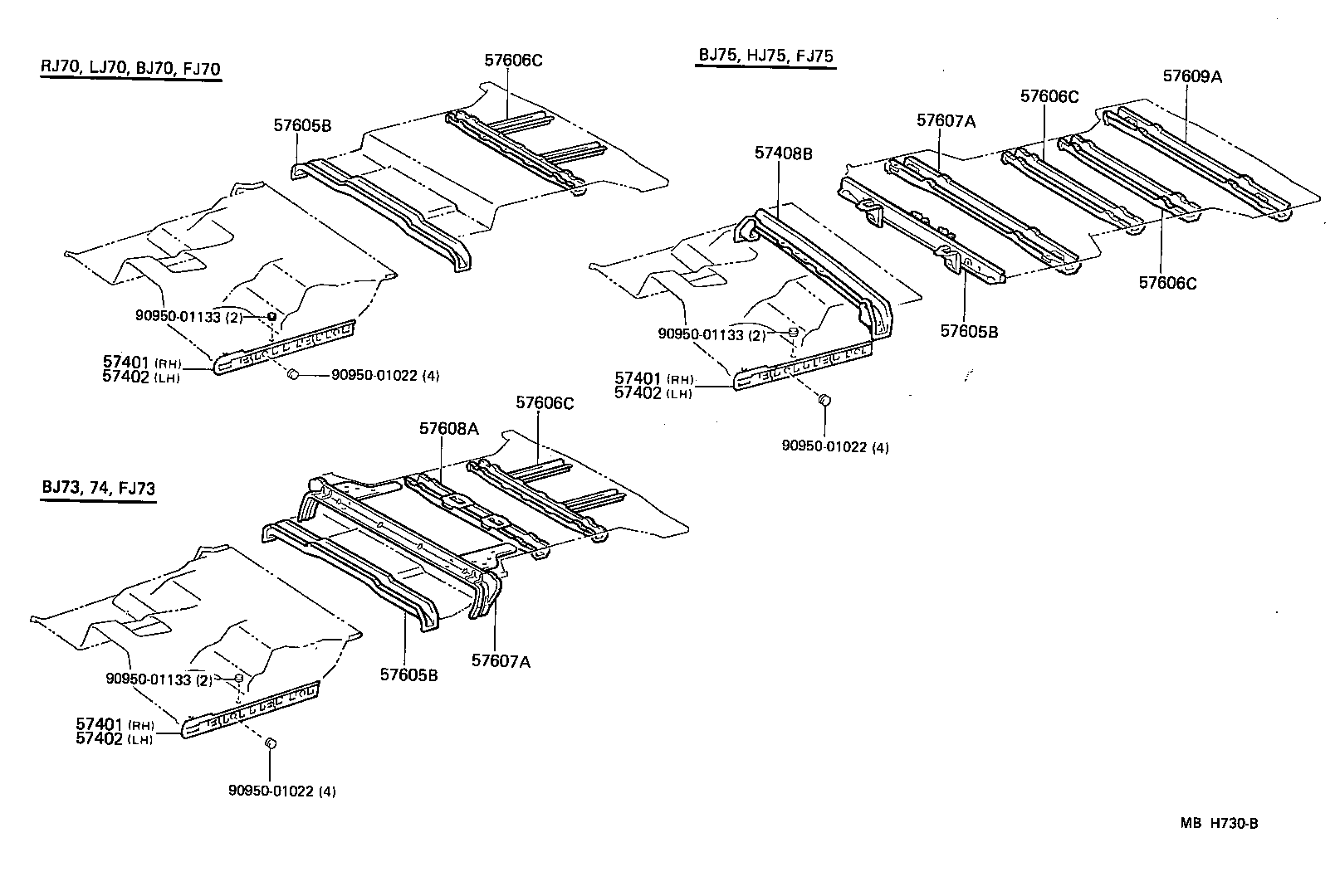 57655-90K00 MEMBER SUB-ASSY, REAR FLOOR CROSS, NO.4 product image