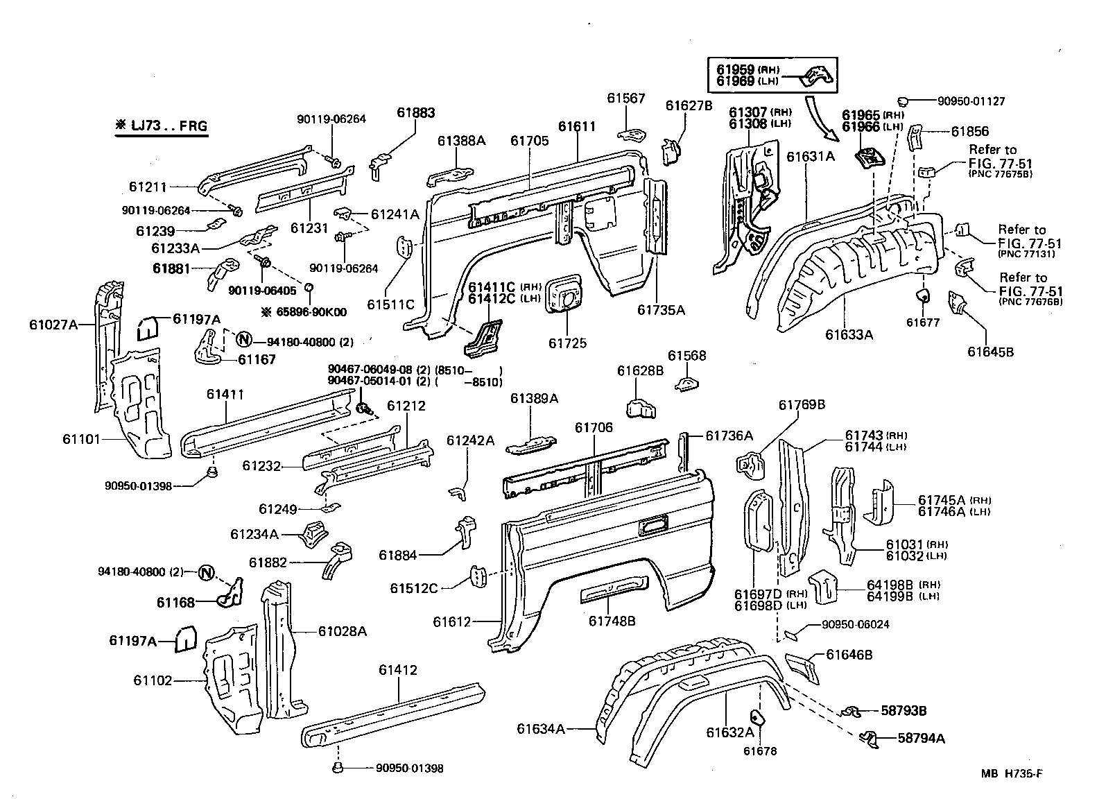 61388-90K00 PLATE, CENTER BODY PILLAR END, RH product image
