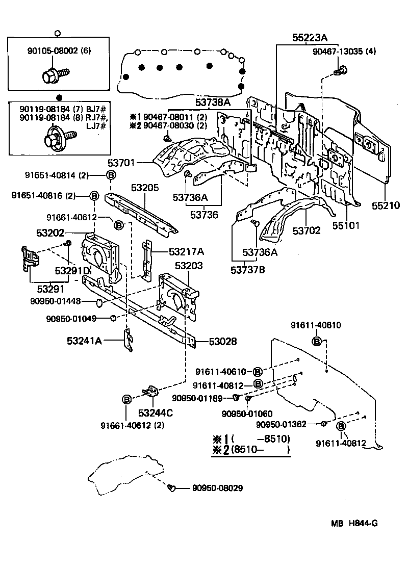 53701-90K06 APRON SUB-ASSY, FRONT FENDER, RH product image