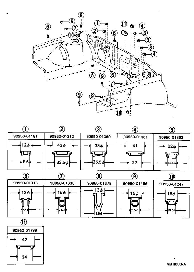 53701-22480 APRON SUB-ASSY, FRONT FENDER, RH product image