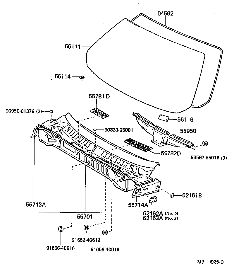 Toyota 55950-17020-11 NOZZLE ASSY, DEFROSTER