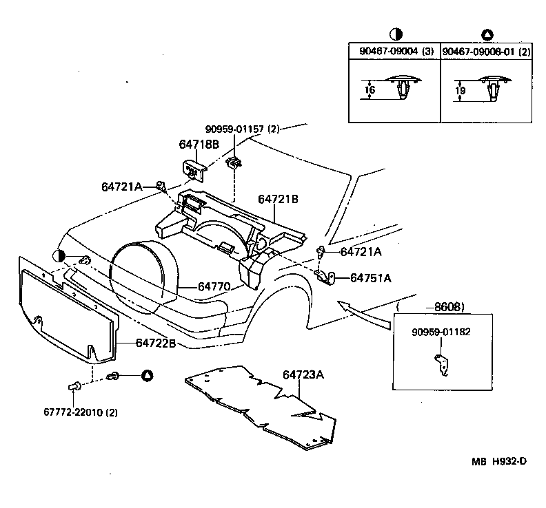 Toyota 58703-17010 COVER SUB-ASSY, LUGGAGE COMPARTMENT SIDE, RH