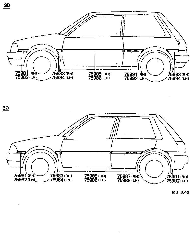 75946-10020 STRIPE, REAR BODY BACK, RH product image