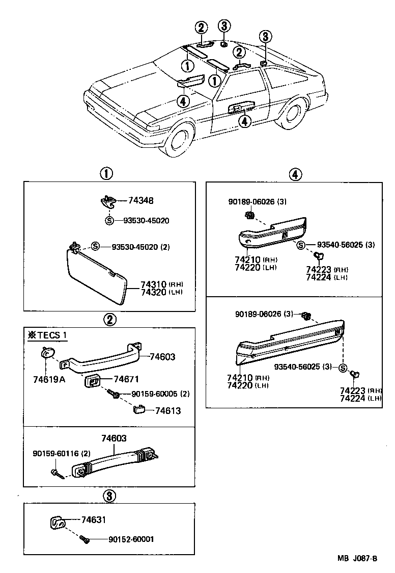 74603-22020-01 GRIP SUB-ASSY, ASSIST, FRONT product image