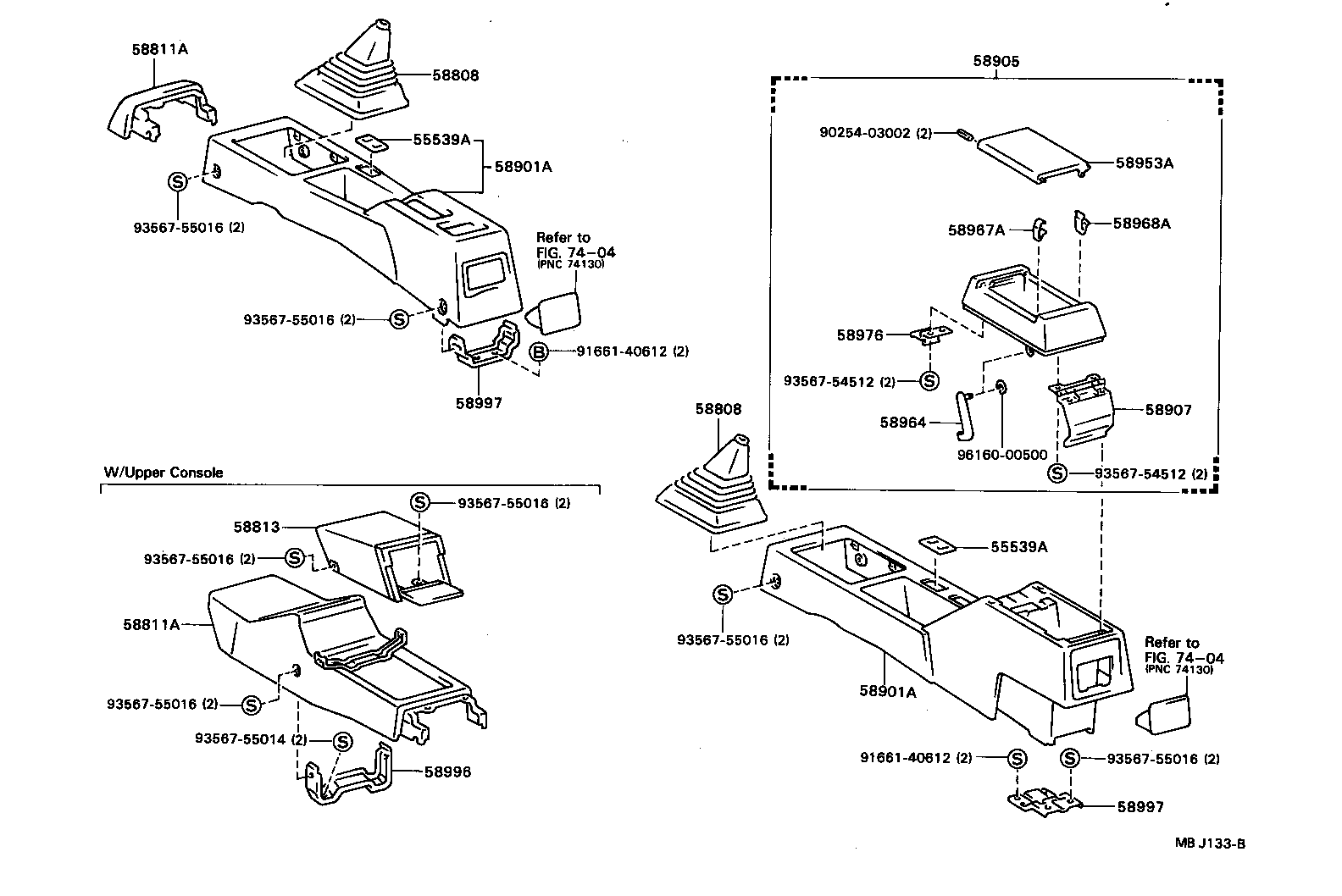 58905-12050-06 DOOR SUB-ASSY, CONSOLE COMPARTMENT product image