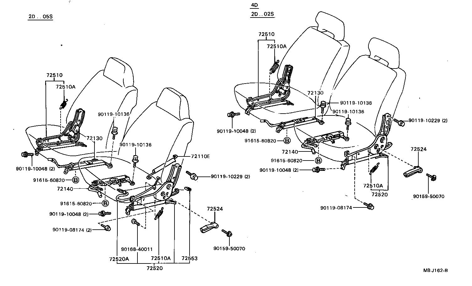 71430-13070 BACK ASSY, FRONT SEAT, RH(FOR SEPARATE TYPE) product image