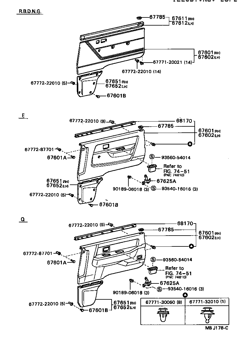 67401-87002 FRAME SUB-ASSY, FRONT DOOR, FRONT LOWER RH product image