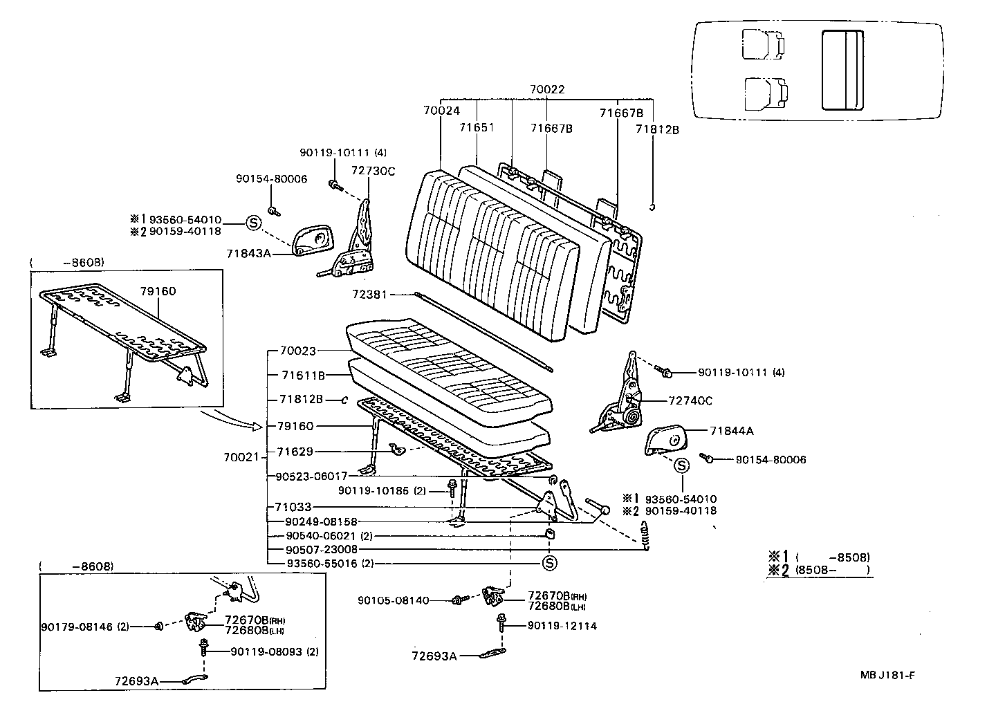 71065-87014 COVER ASSY, NO.1 SEAT CUSHION product image