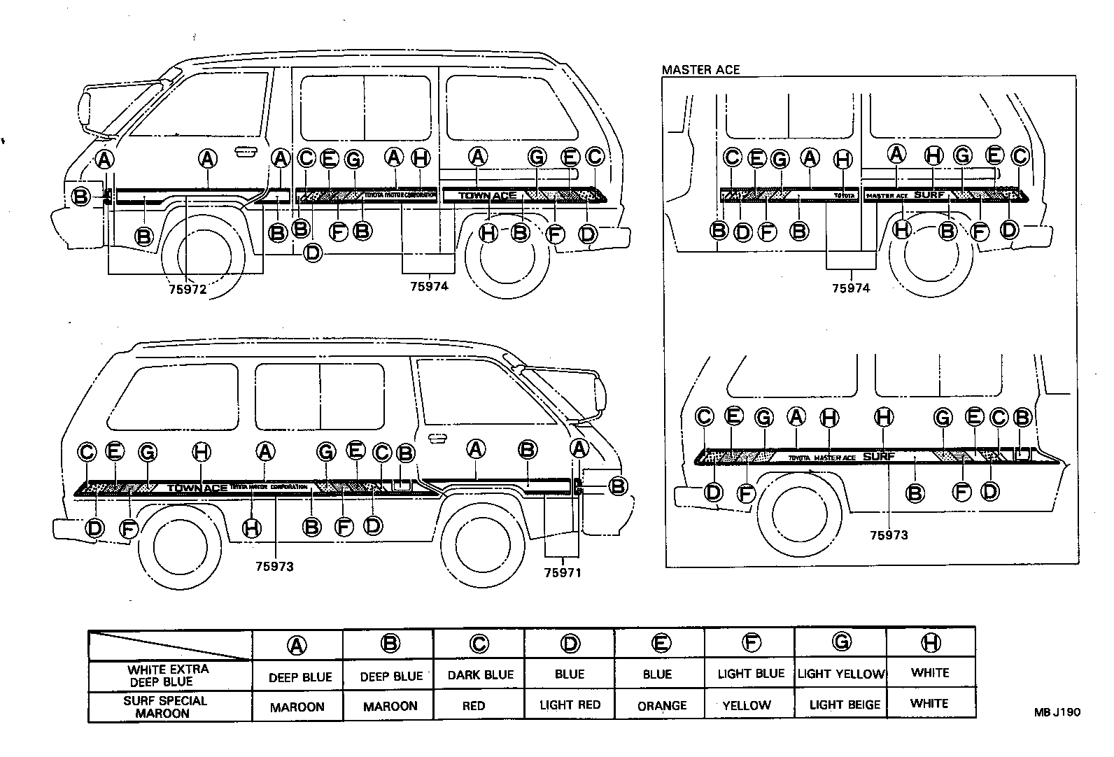 75946-87003 STRIPE, REAR BODY BACK, RH product image