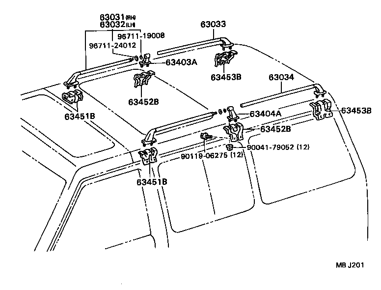 63105-87009 FRAME SUB-ASSY, BACK DOOR OPENING product image