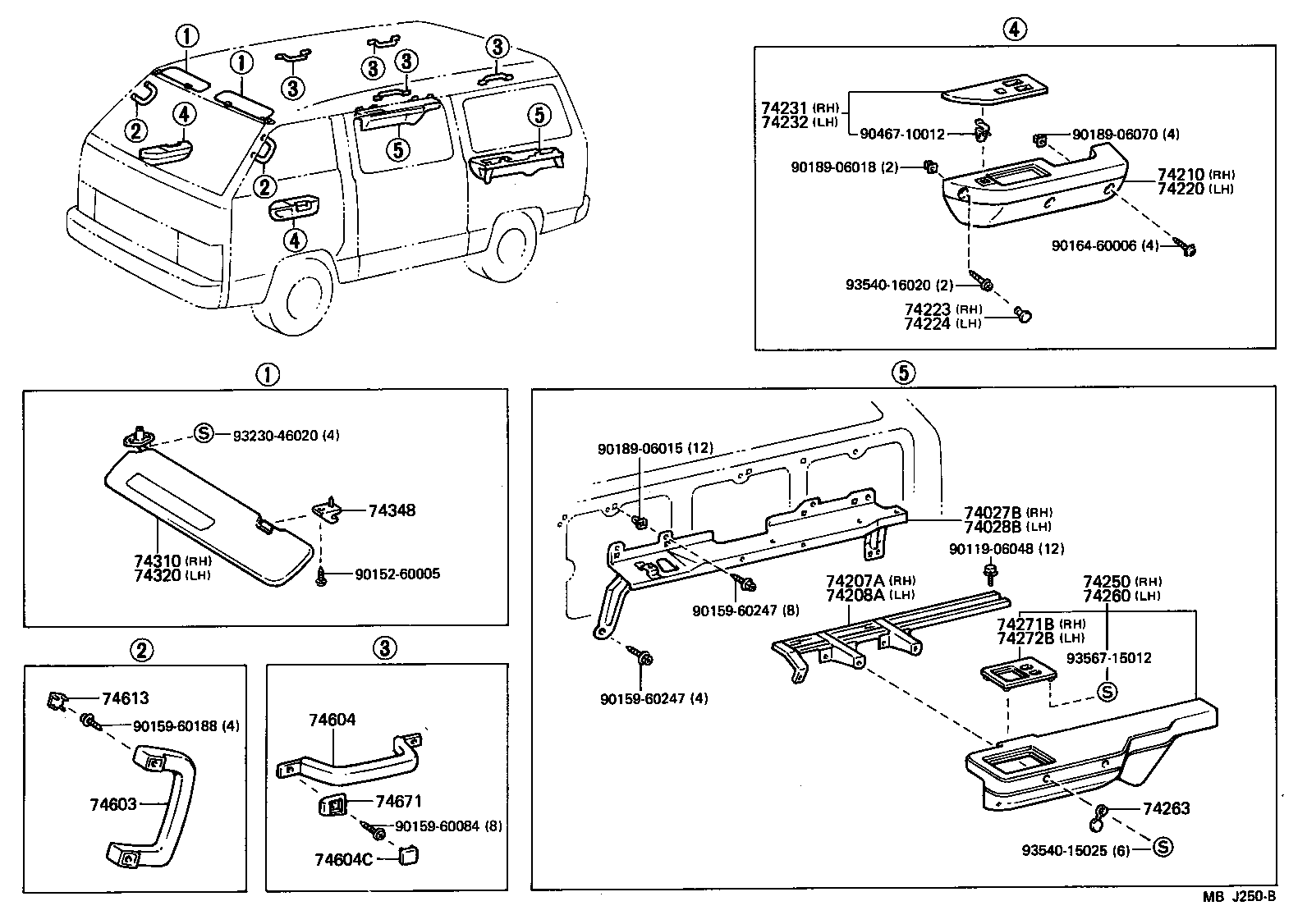 74208-95J00 REINFORCEMENT SUB-ASSY, QUARTER ARMREST, LH product image