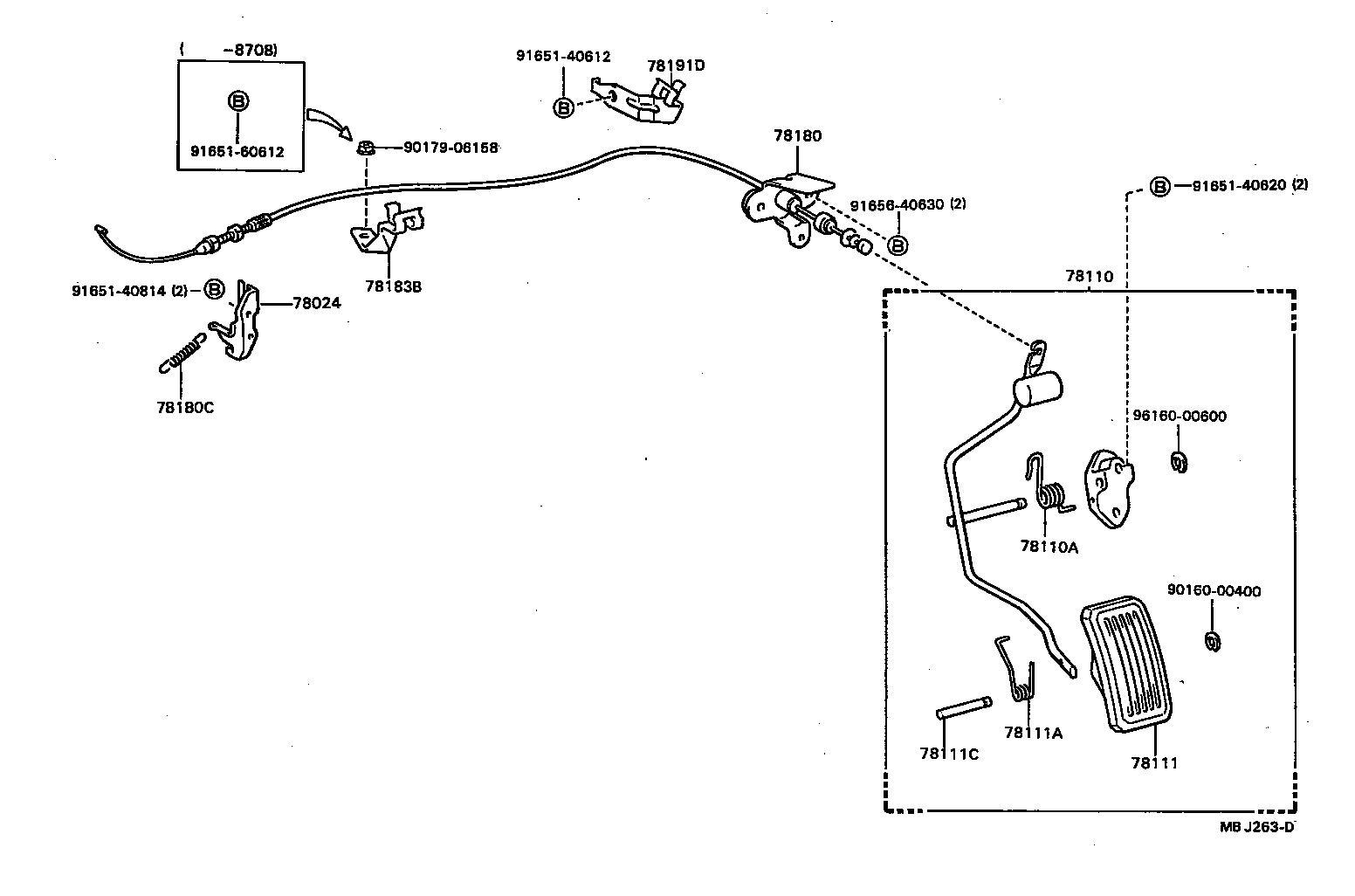 78100-20020 LINK ASSY, ACCELERATOR product image