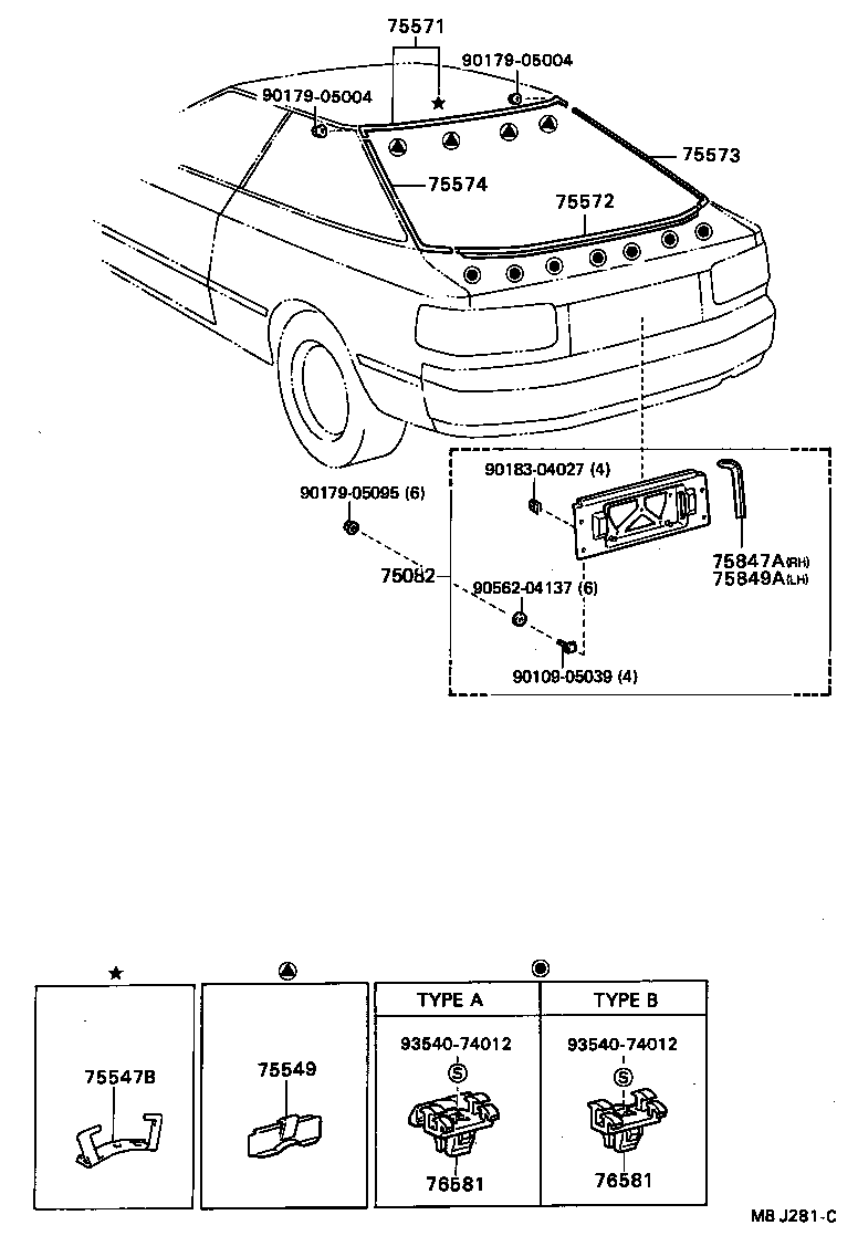 75082-20160-03 PANEL SUB-ASSY, LOWER BACK FINISH, CENTER product image