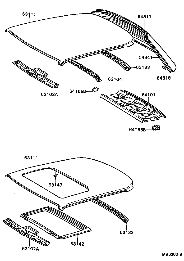 63142-20050 REINFORCEMENT, ROOF PANEL, NO.2 product image