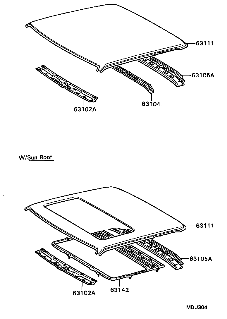 64166-20020 COVER, UPPER BACK PANEL HOLE, NO.2 product image