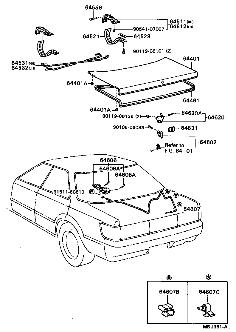 64401-2B030 PANEL SUB-ASSY, LUGGAGE COMPARTMENT DOOR product image