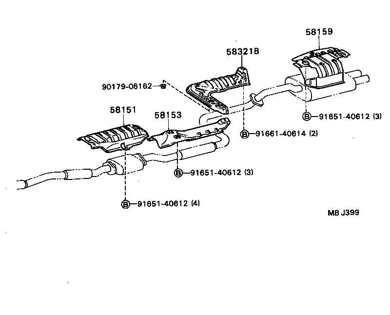 58321-20030 INSULATOR, REAR FLOOR HEAT, NO.1 product image